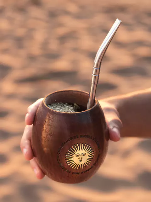 Mate de Algarrobo Sol de Mayo - Imagen 2