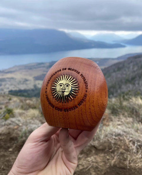 Mate de Algarrobo Sol de Mayo
